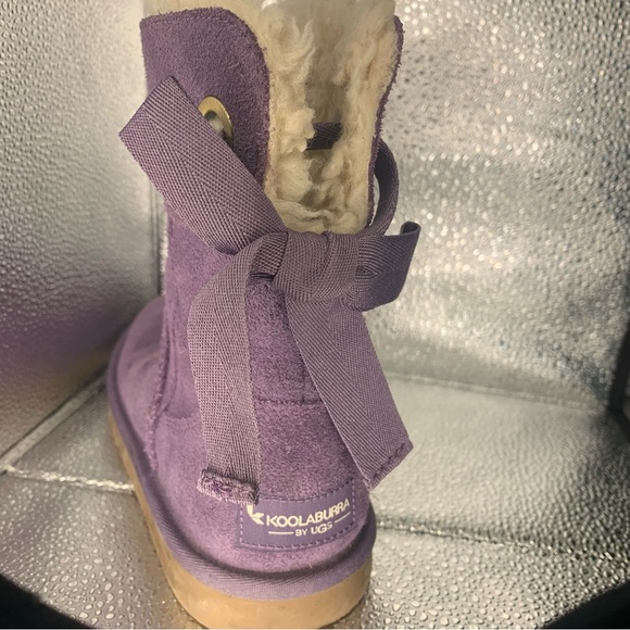 UGG Koolaburra Purple Kids Boots size 1 - Picture 5 of 14